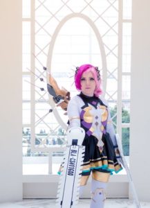 Photo of Miss Koumori as Alisa Bosconovitch from Tekken. Photo taken by an anonymous photographer.