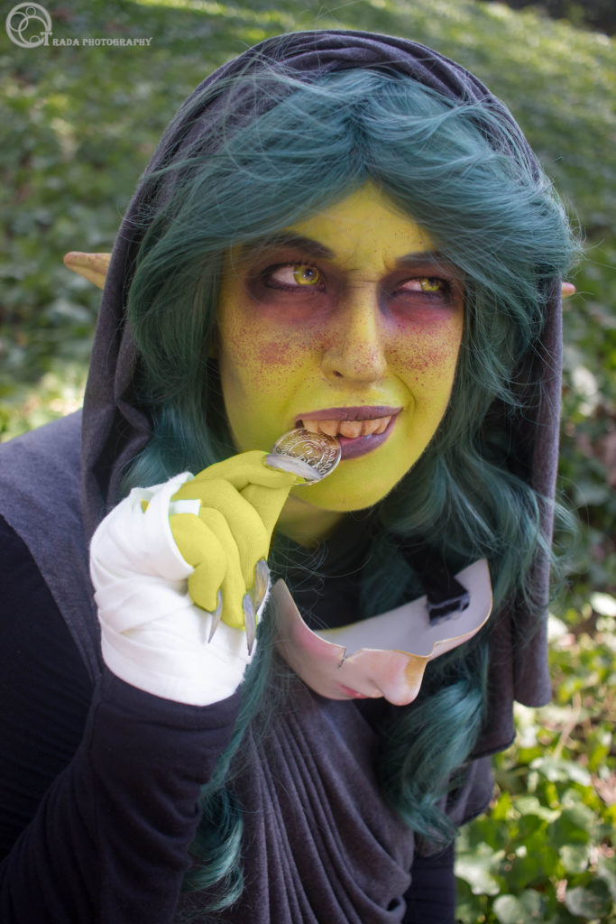 Photo of Effing Creations as Nott from Critical Role. Photo taken by Tradanui